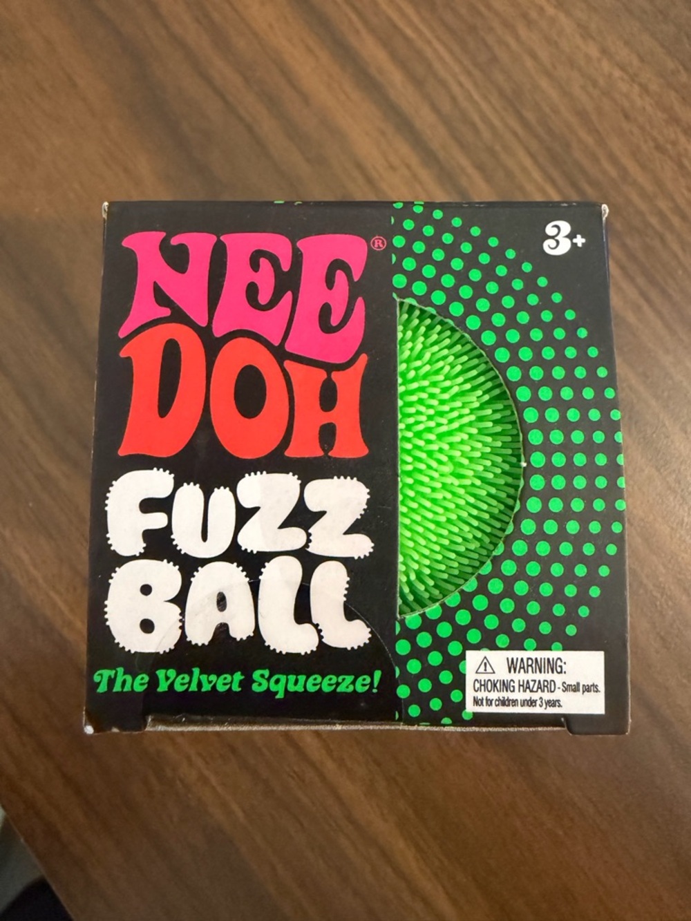 Fuzz Ball Stress Toy - Neon Green - Picture 2 of 4